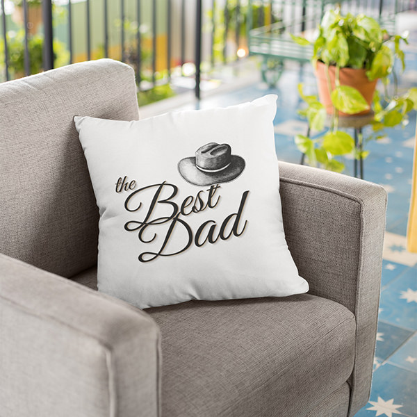 The Best Dad Yastık Baskı