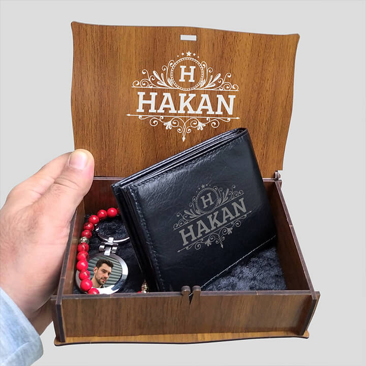 Babaya Hediye Tespih, Cüzdan Ve Anahtarlık Seti