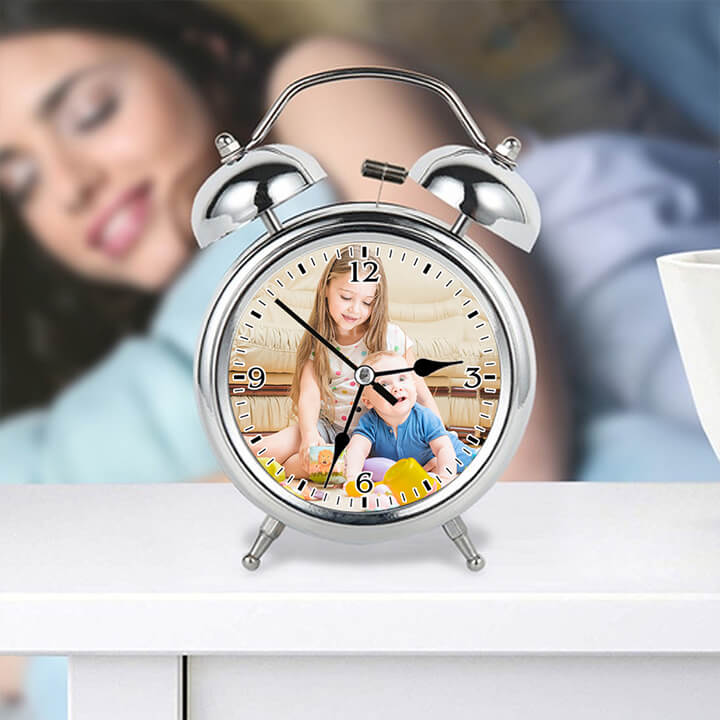 Anneye Ve Anneler Gününe Hediye Resimli Alarm Saati - Görsel 2