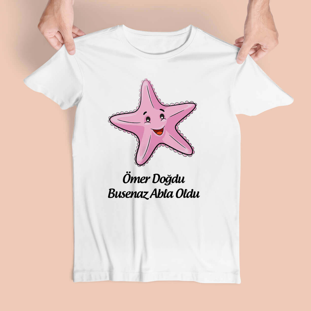 Deniz Kızı Tasarımlı Abla Oldu Tişört