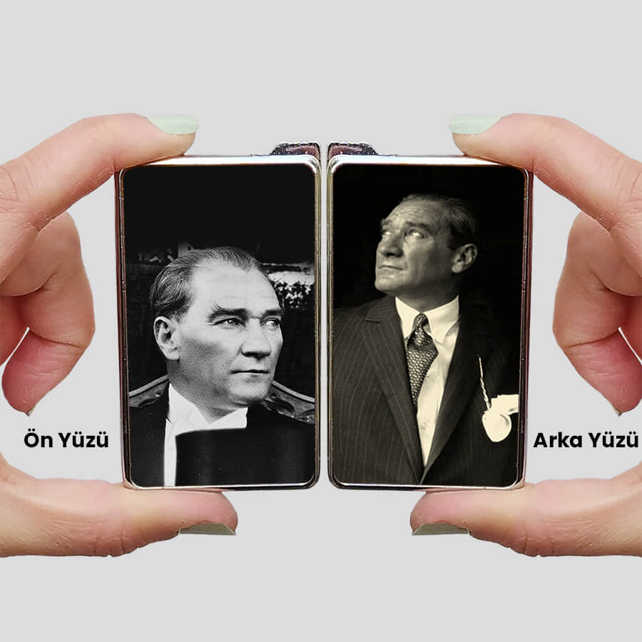 Mustafa Kemal Atatürk Resimli Özel Tasarım Çakmak