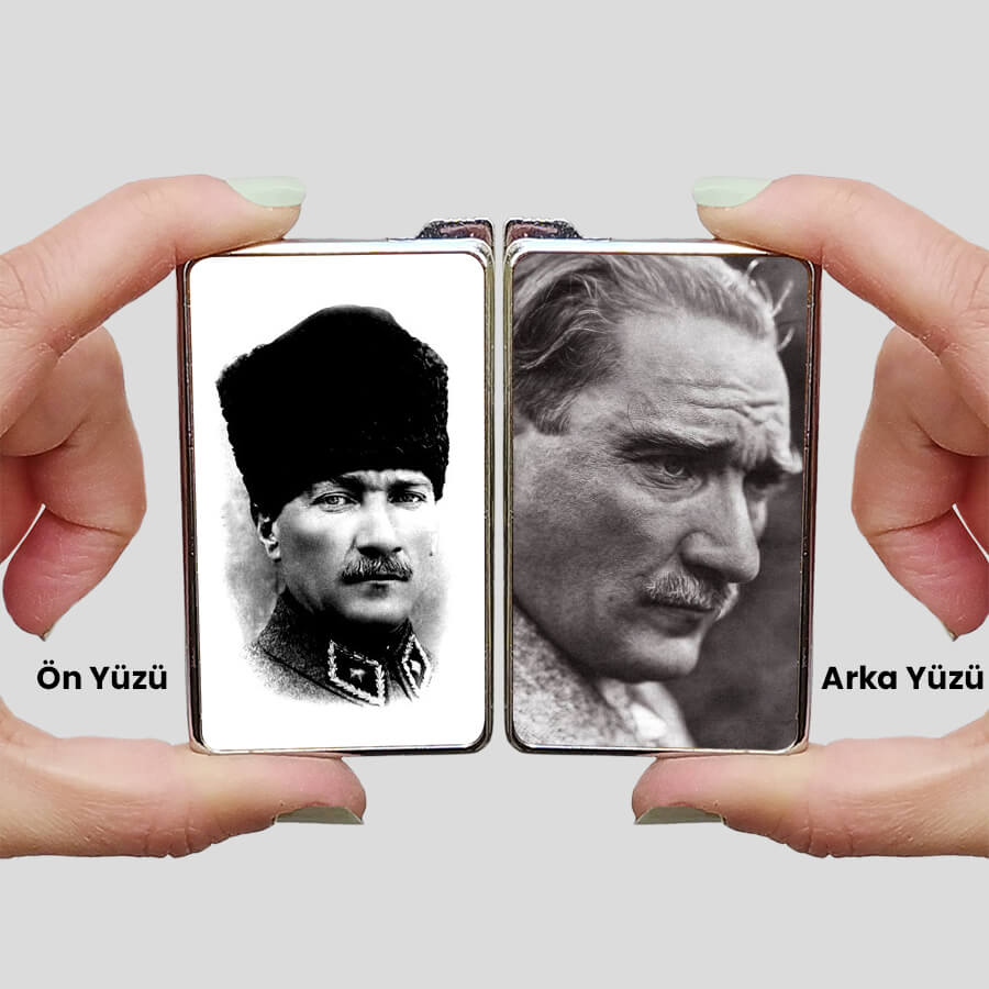 Atatürkçü Tasarım Çift Taraflı Çakmak