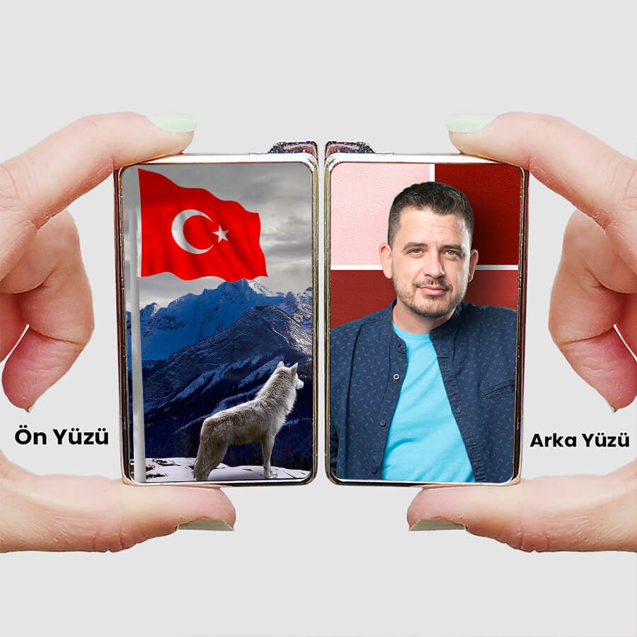 Erkeğe Hediye Resimli ve Kurt Baskılı Çakmak