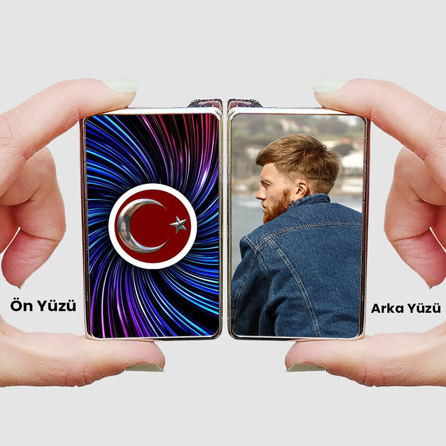 Fotoğraflı kişiye özel sublimasyon baskılı çakmak
