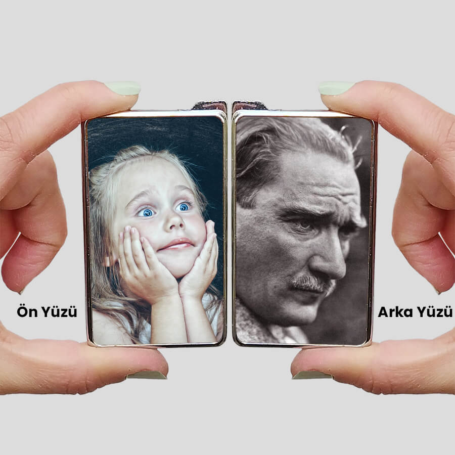 Özel Gün Hediyesi Resimli ve Atatürk Baskılı Çakmak