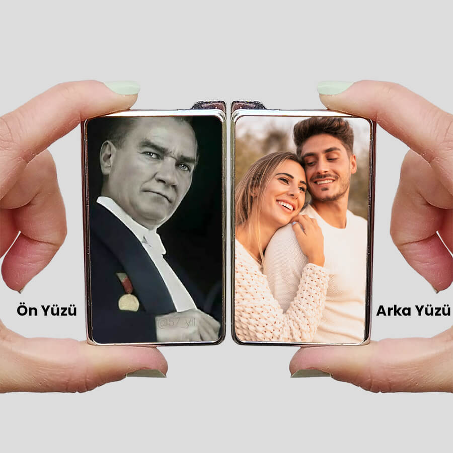 Sevgili Tasarımlı Atatürk Baskılı Hediyelik Çakmak