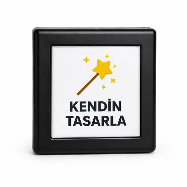 Kişiye Özel Siyah Sigara Tabakası Tasarla özel tasarım tabaka