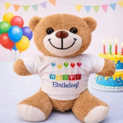 Happy Birthday Tişörtlü Ayıcık