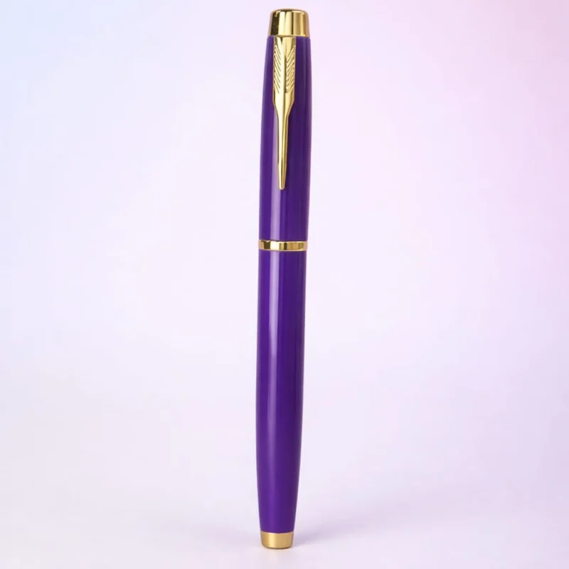 Mor Metal Roller Kalem
