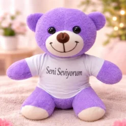 Seni Seviyorum Tişörtlü Peluş Ayı