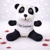 Seni Seviyorum tişörtlü peluş panda konseptli Seni Seviyorum Tişörtlü Sevimli Peluş Panda - Görsel 1