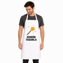 Mutfak Önlüğü Tasarla resimli mutfak önlüğü