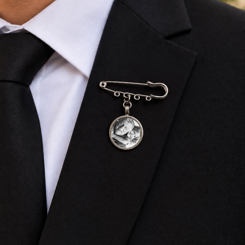 Kişiye Özel Resimli Charm Damatlar İçin Düğün Hediyesi ve Düğün Takısı - Kendin Tasarla Kişiye Özel